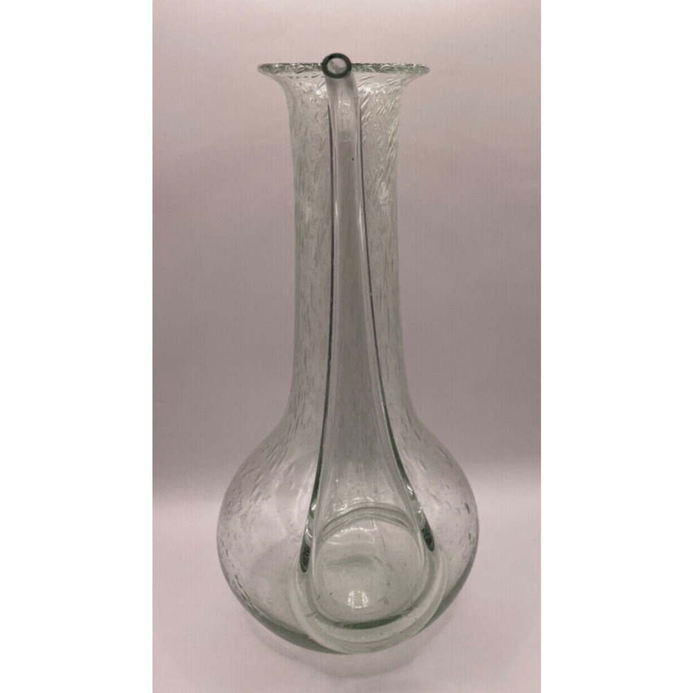 Handblown La Verrerie de Biot Arlequin France Bubbles Art Glass Signed - Picture 2 of 8
